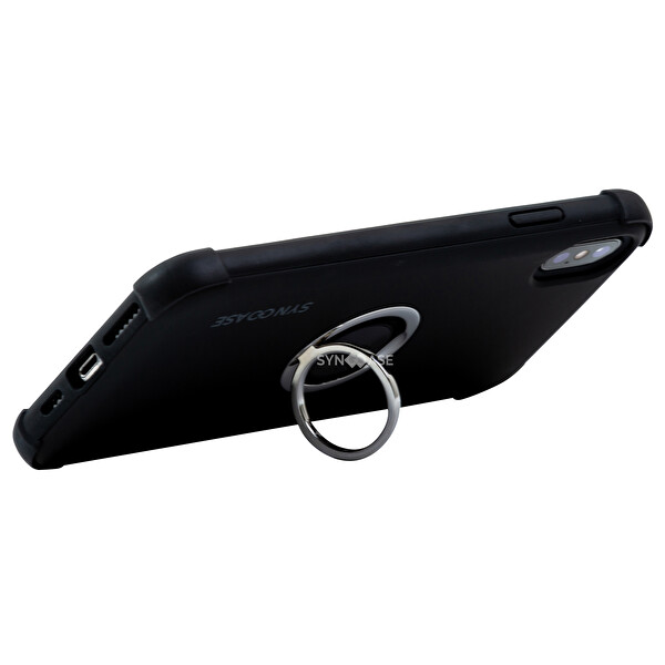 SyncCase iPhone 11 Pro Uyumlu Darbeye Dayanıklı Siyah Telefon Kılıfı