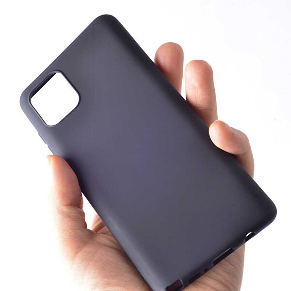 Microsonic Matte Silicone Samsung Galaxy Note 10 Lite Kılıf Rose Gold