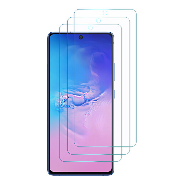 Microsonic Samsung Galaxy A91 Ekran Koruyucu Nano Cam (3'lü Paket)