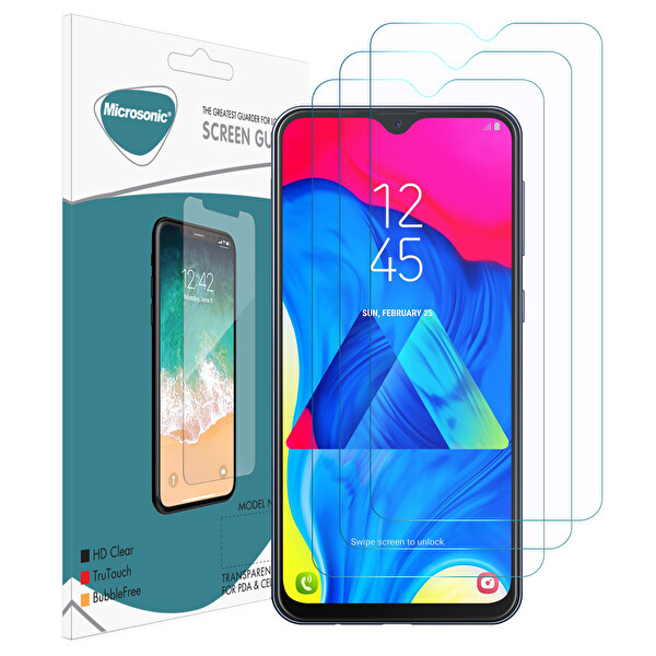 Microsonic Samsung Galaxy M10 Ekran Koruyucu Nano Cam (3'lü Paket)
