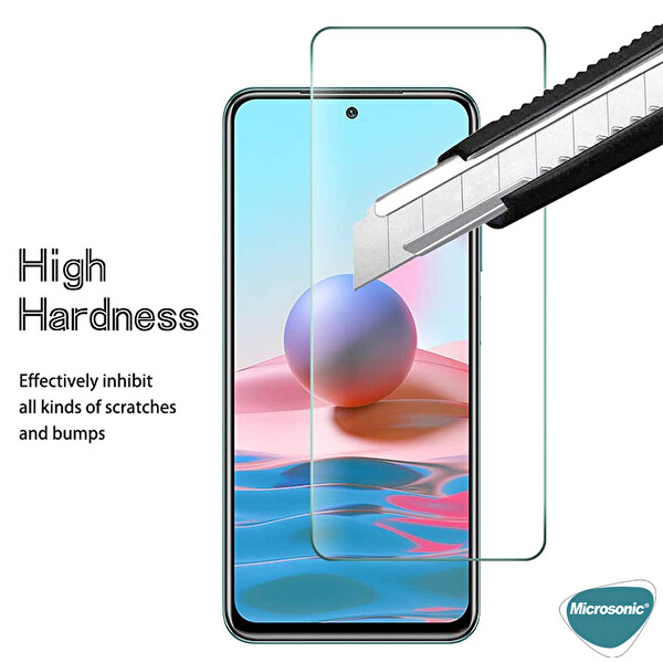 Microsonic Realme C55 Tempered Glass Cam Ekran Koruyucu