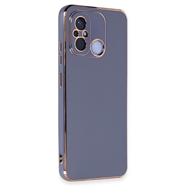 Microsonic Xiaomi Redmi 12c Kılıf Olive Plated Lavanta Grisi