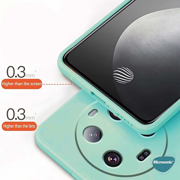 Microsonic Xiaomi Mi 13 Ultra Kılıf Groovy Soft Koyu Yeşil