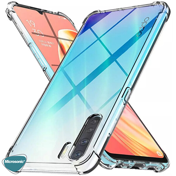 Microsonic Shock Absorbing Kılıf Oppo Reno 3 Şeffaf