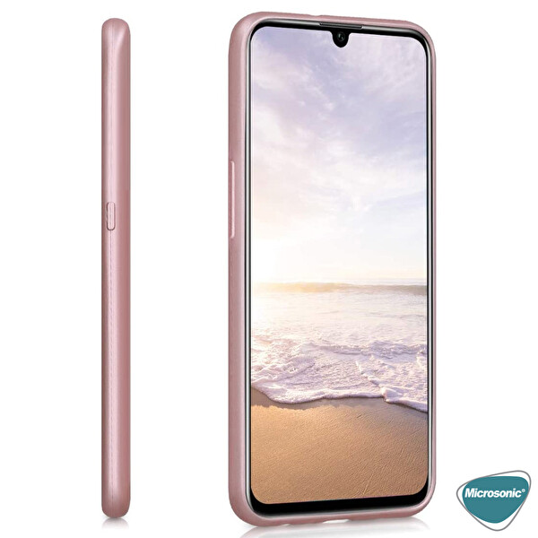 Microsonic Matte Silicone Realme C3 Kılıf Kırmızı