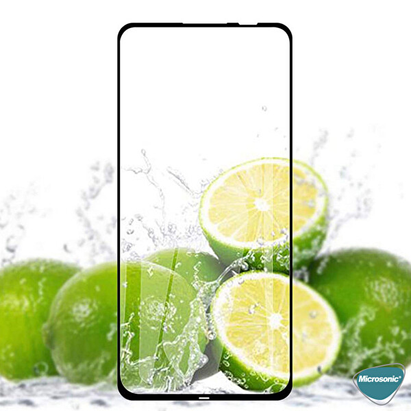 Microsonic Oppo A72 Tam Kaplayan Temperli Cam Ekran Koruyucu Siyah