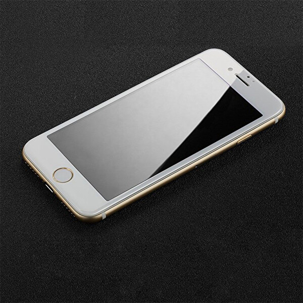 Microsonic Iphone 8 Plus 3d Kavisli Temperli Cam Full Ekran Koruyucu Kırılmaz Film Siyah