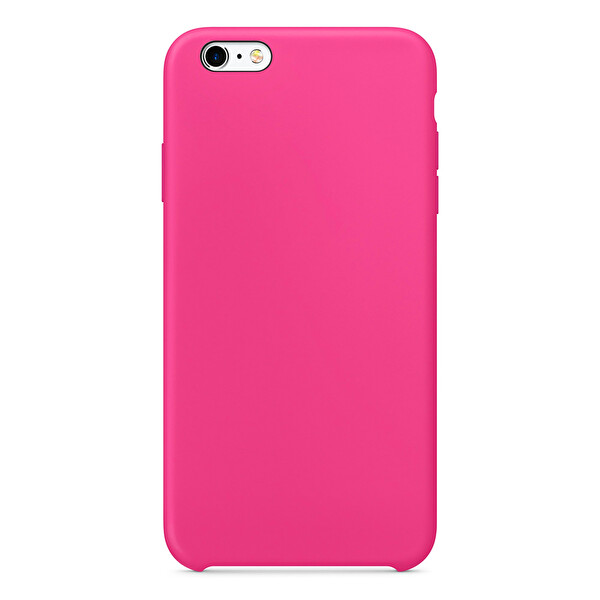 Microsonic Apple Iphone 6 Plus Kılıf Liquid Lansman Silikon Pitaya