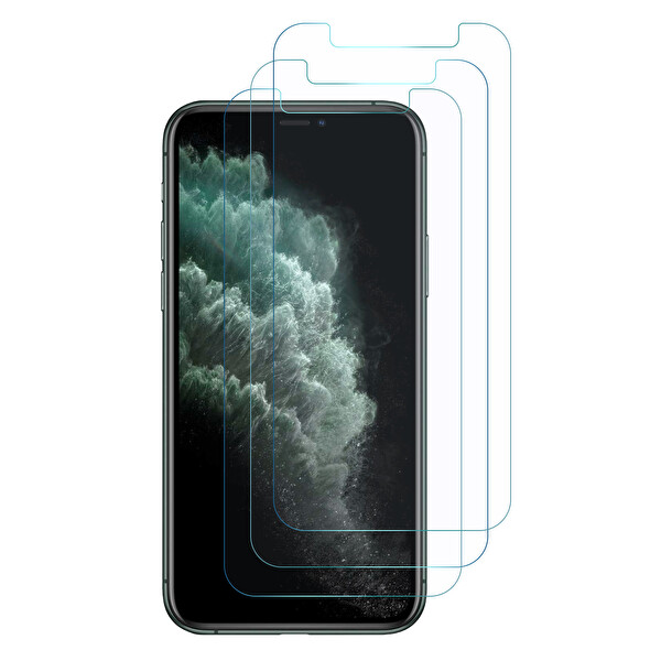 Microsonic Apple Iphone 11 Pro Ekran Koruyucu Nano Cam (3'lü Paket)