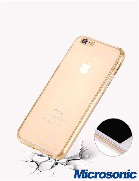 Microsonic Iphone 7 Plus Kılıf 6 Tarafı Tam Full Koruma 360 Clear Soft Şeffaf