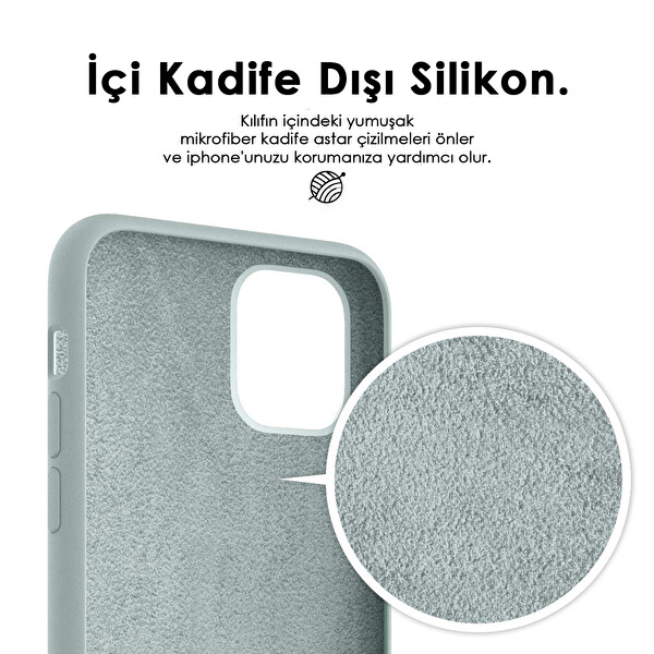 Microsonic Apple Iphone 11 (6.1'') Kılıf Liquid Lansman Silikon Güneş Sarısı