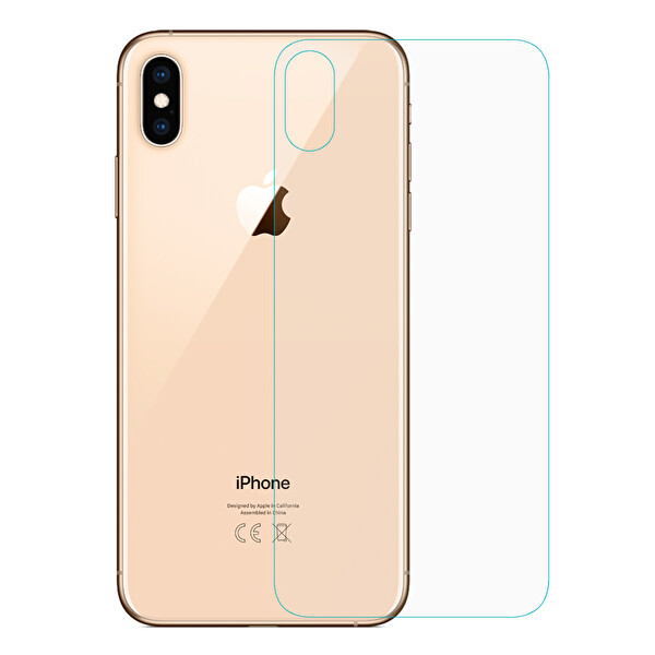 Microsonic Apple Iphone Xs Max (6.5'') Arka Nano Cam Ekran Koruyucu
