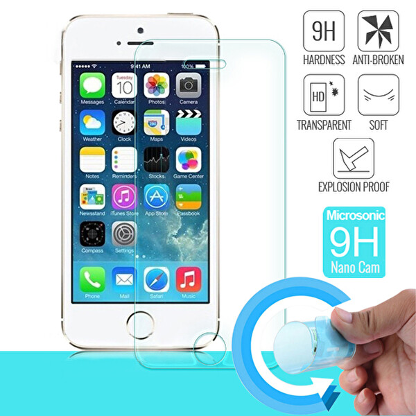 Microsonic Apple Iphone Se Nano Cam Ekran Koruyucu Kırılmaz Film