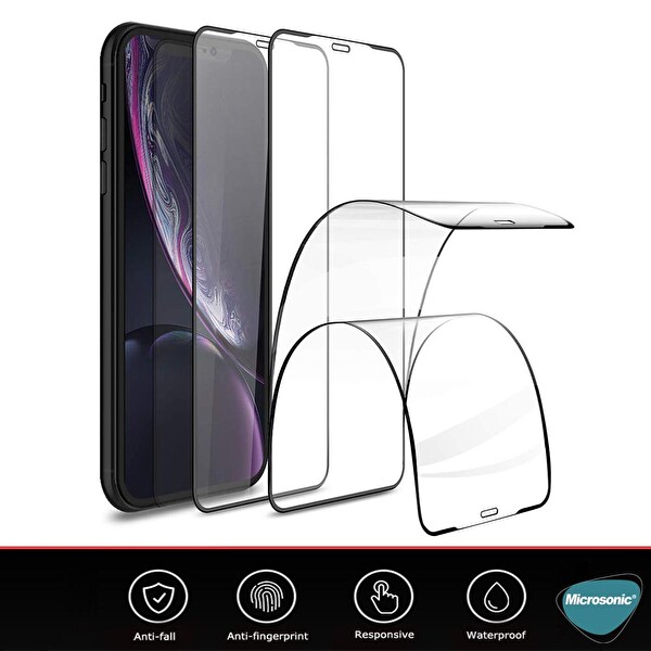 Microsonic Apple Iphone 13 Crystal Seramik Nano Ekran Koruyucu Siyah (2 Adet)