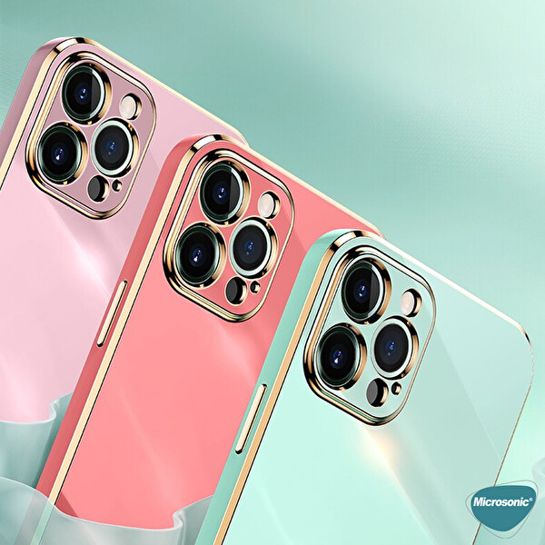 Microsonic Apple Iphone 14 Pro Kılıf Olive Plated Lavanta Grisi