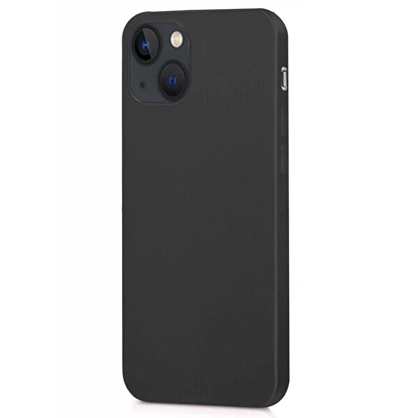 Microsonic Matte Silicone Apple Iphone 14 Plus Kılıf Siyah
