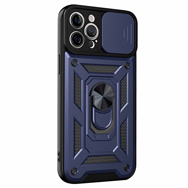 Microsonic Apple Iphone 13 Pro Max Kılıf Impact Resistant Lacivert