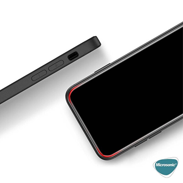 Microsonic Matte Silicone Apple Iphone 14 Kılıf Kırmızı