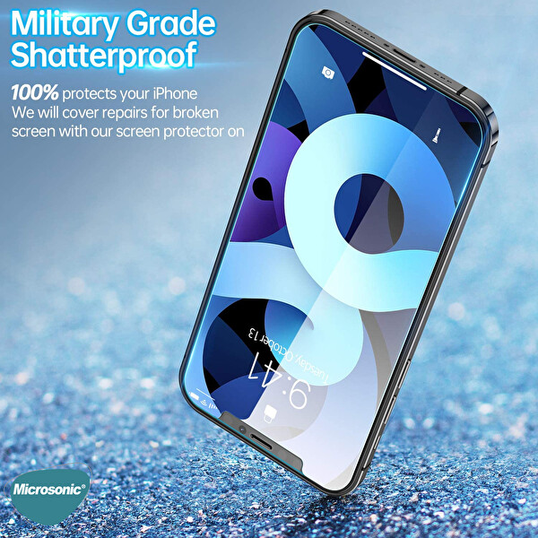 Microsonic Apple Iphone 14 Tempered Glass Cam Ekran Koruyucu