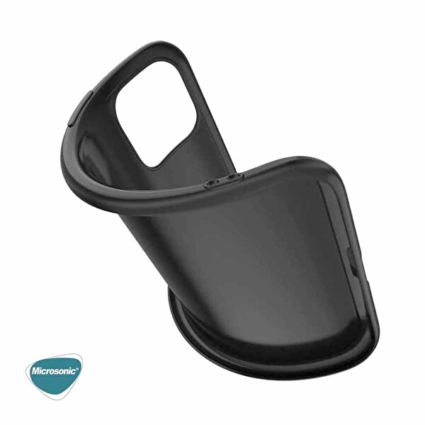 Microsonic Matte Silicone Apple Iphone 13 Kılıf Mor