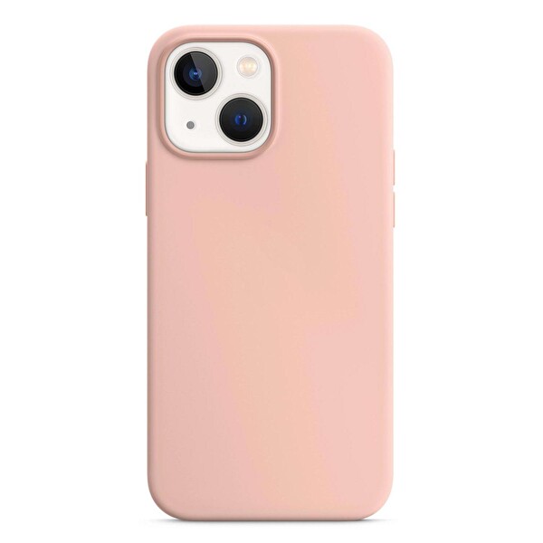 Microsonic Apple Iphone 13 Mini Kılıf Liquid Lansman Silikon Kum Pembesi