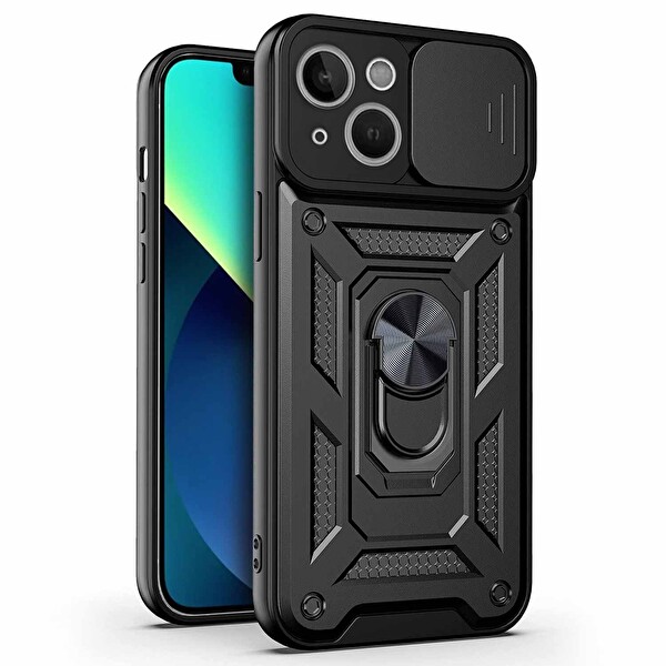 Microsonic Apple Iphone 13 Kılıf Impact Resistant Siyah