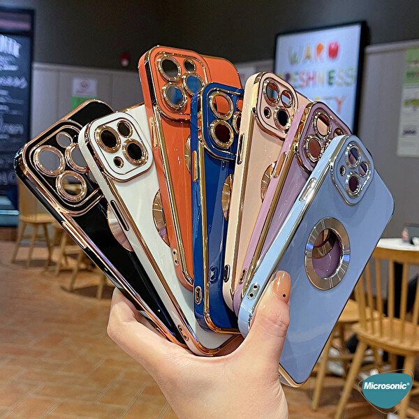 Microsonic Apple Iphone 14 Pro Kılıf Flash Stamp Siyah