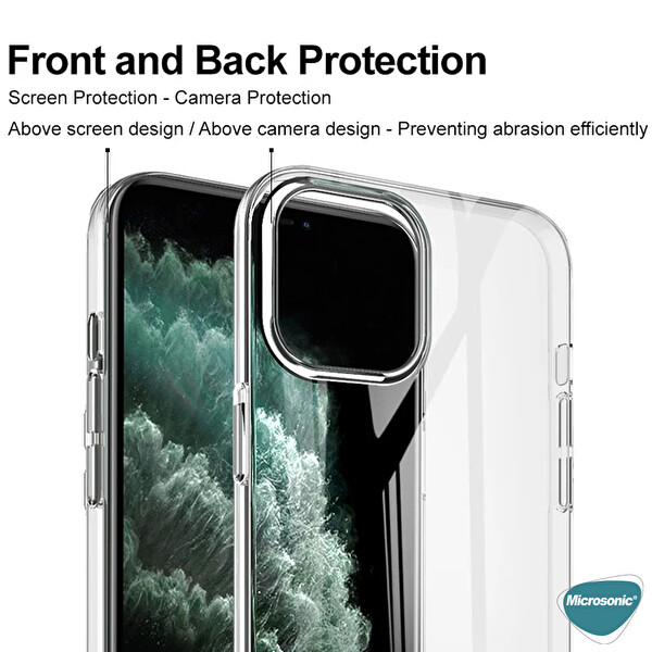 Microsonic Apple Iphone 11 Kılıf Non Yellowing Crystal Clear Sararma Önleyici Kristal Şeffaf