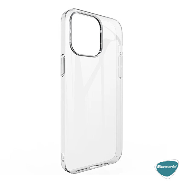 Microsonic Apple Iphone 13 Pro Max Kılıf Non Yellowing Crystal Clear Sararma Önleyici Kristal Şeffaf