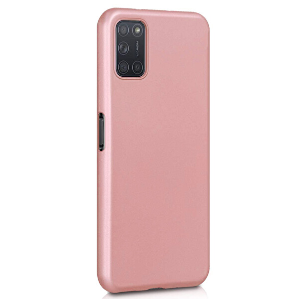 Microsonic Matte Silicone Oppo A92 Kılıf Rose Gold