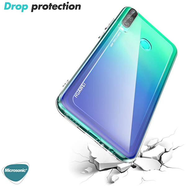 Microsonic Huawei Y7p Kılıf Transparent Soft Beyaz