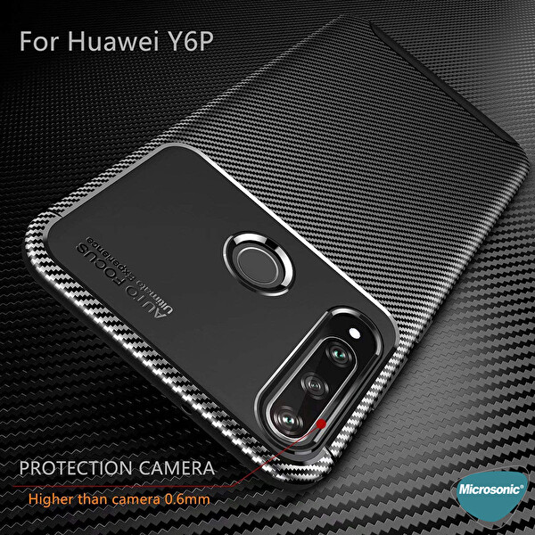 Microsonic Huawei Y6p Kılıf Legion Series Kahverengi