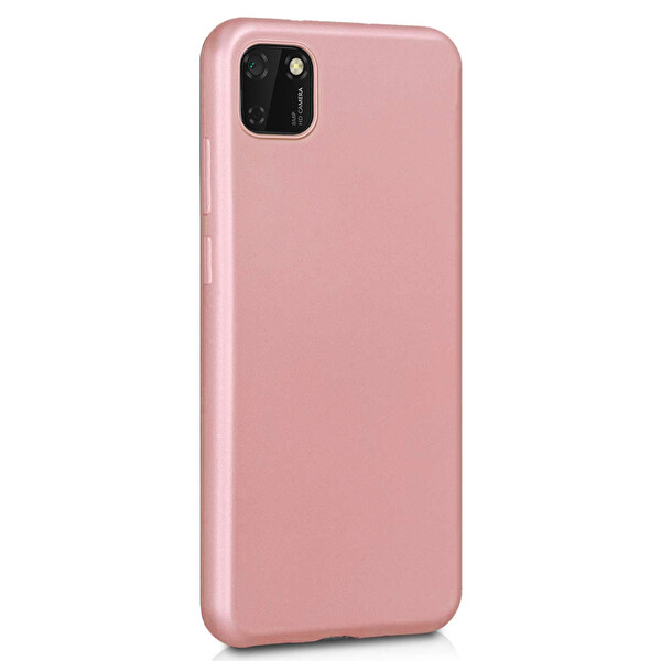 Microsonic Matte Silicone Huawei Honor 9s Kılıf Rose Gold