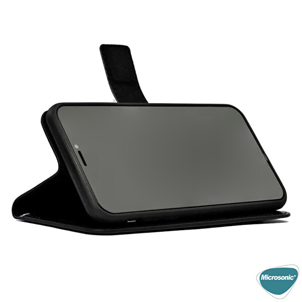 Microsonic Huawei Honor 9x Kılıf Delux Leather Wallet Kırmızı