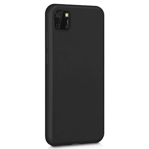 Microsonic Matte Silicone Huawei Honor 9s Kılıf Siyah