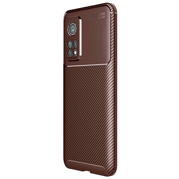 Microsonic Xiaomi Mi 10t Kılıf Legion Series Kahverengi