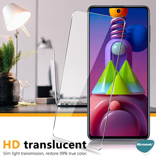 Microsonic Samsung Galaxy M31s Tempered Glass Screen Protector