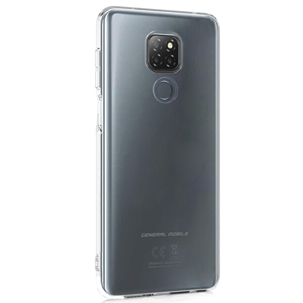 Microsonic General Mobile Gm 20 Kılıf Transparent Soft Beyaz