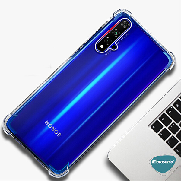 Microsonic Huawei Nova 5t Kılıf Shock Absorbing Şeffaf