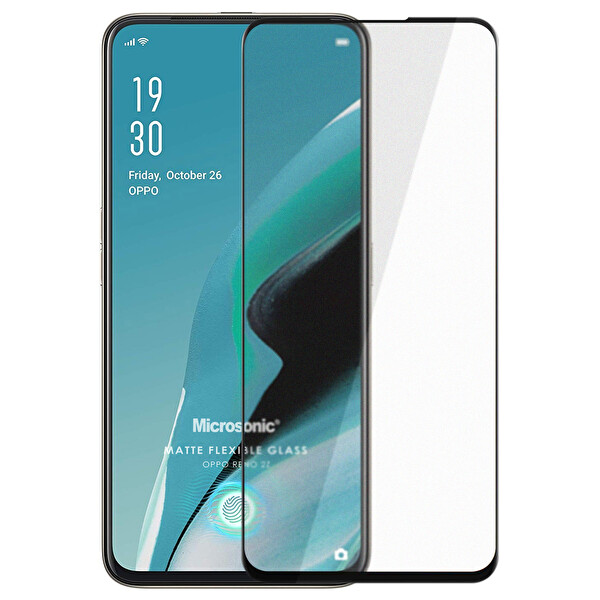 Microsonic Oppo Reno 2z Seramik Matte Flexible Ekran Koruyucu Siyah