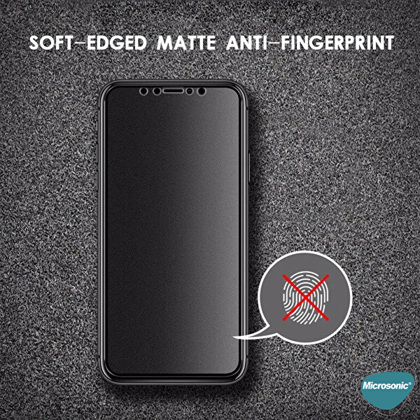 Microsonic Huawei Y6 2019 Seramik Matte Flexible Ekran Koruyucu Siyah