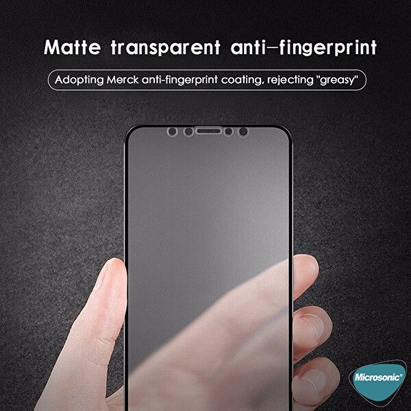 Microsonic Xiaomi Mi 9t Seramik Matte Flexible Ekran Koruyucu Siyah