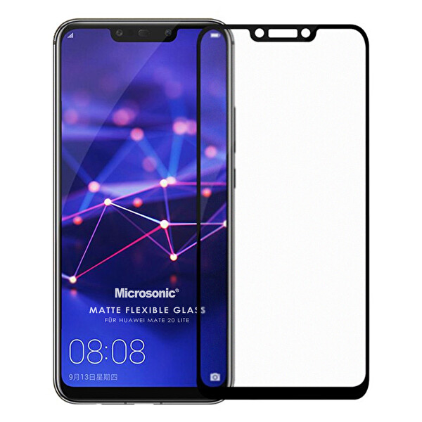 Microsonic Huawei Mate 20 Lite Seramik Matte Flexible Ekran Koruyucu Siyah