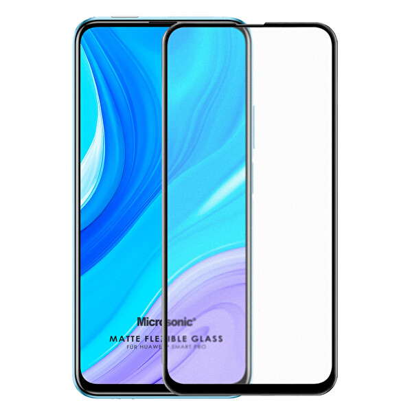 Microsonic Huawei Y9s Seramik Matte Flexible Ekran Koruyucu Siyah