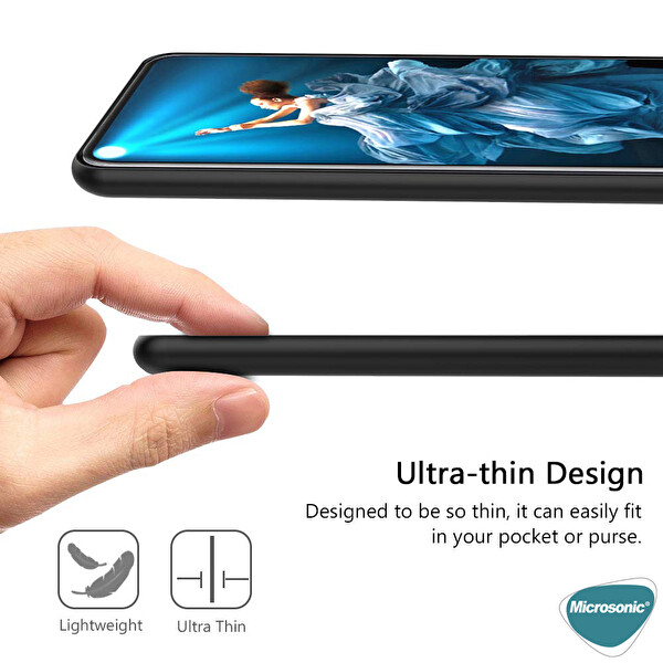 Microsonic Matte Silicone Xiaomi Redmi Note 9 4g Kılıf Lacivert