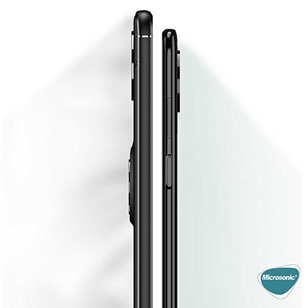 Microsonic Xiaomi Redmi Note 9 5g Kılıf Kickstand Ring Holder Siyah