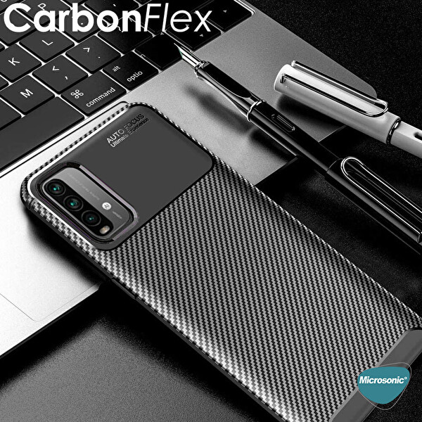 Microsonic Xiaomi Redmi 9t Kılıf Legion Series Kahverengi