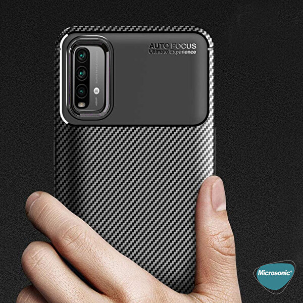 Microsonic Xiaomi Redmi 9t Kılıf Legion Series Kahverengi