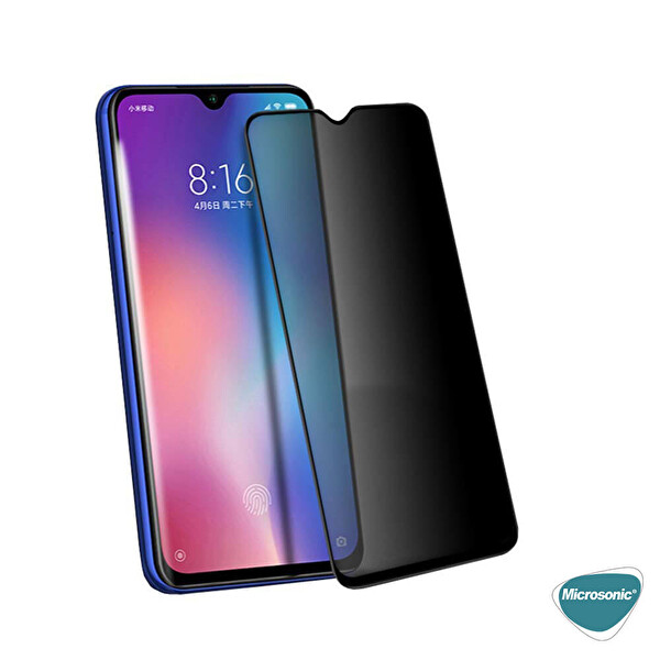 Microsonic Realme C2 Privacy 5d Gizlilik Filtreli Cam Ekran Koruyucu Siyah