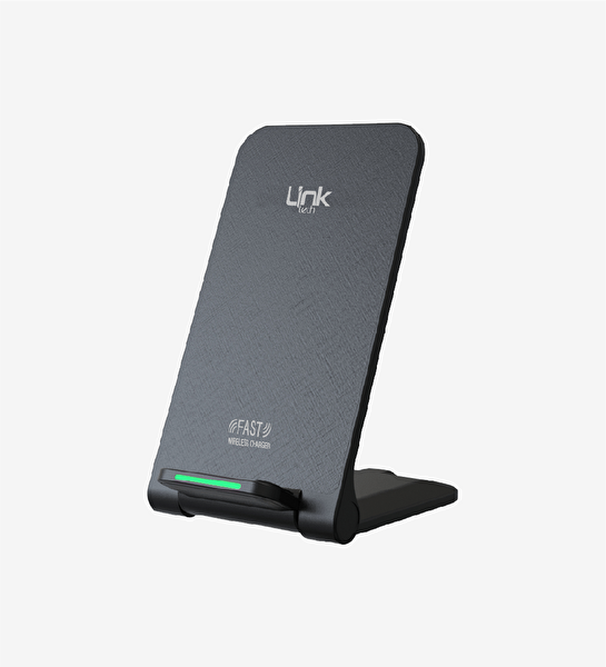 Linktech W515 15W Type-C Masaüstü Wireless Şarj Aleti ve Telefon Tutacağı